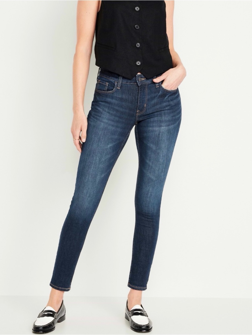 Old Navy Dark Indigo Women’s Skinny Jeans